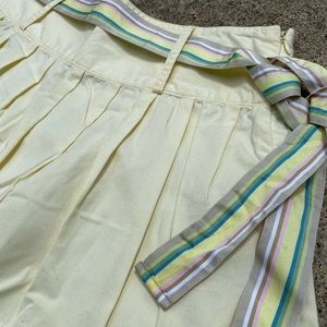 American Eagle Yellow Skirt Removable Belt